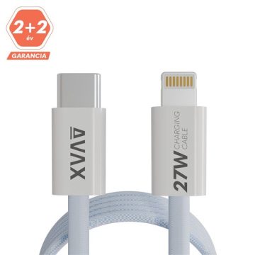   AVAX CB611LB MAGNETY 27W 1m USB-C - Lightning adat- és töltőkábel