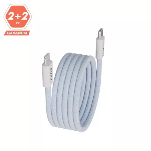 Kábel pre dátum je k dispozícii AVAX CB611LB MAGNETY 27W 1m USB-C - Lightning