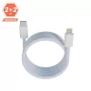 Kábel pre dátum je k dispozícii AVAX CB611LB MAGNETY 27W 1m USB-C - Lightning