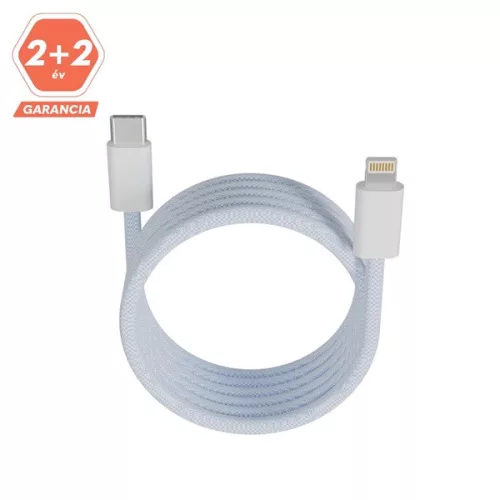 Kábel pre dátum je k dispozícii AVAX CB611LB MAGNETY 27W 1m USB-C - Lightning