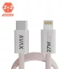 AVAX CB611P MAGNETY 27W 1m USB-C - Lightning adat- és töltőkábel