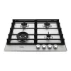 Whirlpool GMWL 628/IXL EE inox, vstavaný, plynový, varná zóna: 3 + 1 wok horák, vstavaný rozmer: 56 cm, varná doska