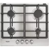 Whirlpool TKRL 660 IX Edelstahl, Einbaugerät, Gas, 4 Kochzonen, Einbaubreite: 56 cm, Kochfeld