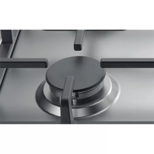 Whirlpool TKRL 660 IX Edelstahl, Einbaugerät, Gas, 4 Kochzonen, Einbaubreite: 56 cm, Kochfeld