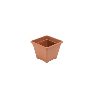 FLAIR Sydney 61311 terra 15x15 cm szögletes virágcserép