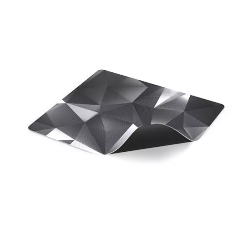 Endorfy Crystal Black L (400x450x3 mm, csúszásgátló, mintás) fekete egérpad