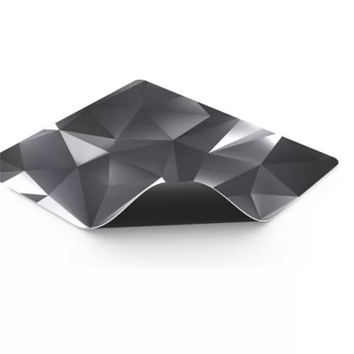 Endorfy Crystal Black L (400x450x3 mm, csúszásgátló, mintás) fekete egérpad