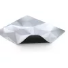 Endorfy Crystal Onyx White L (400x450x3 mm, csúszásgátló, mintás) fehér egérpad