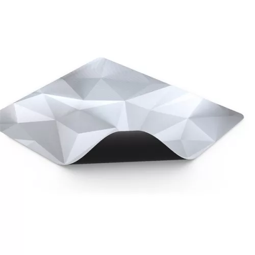 Endorfy Crystal Onyx White L (400x450x3 mm, csúszásgátló, mintás) fehér egérpad