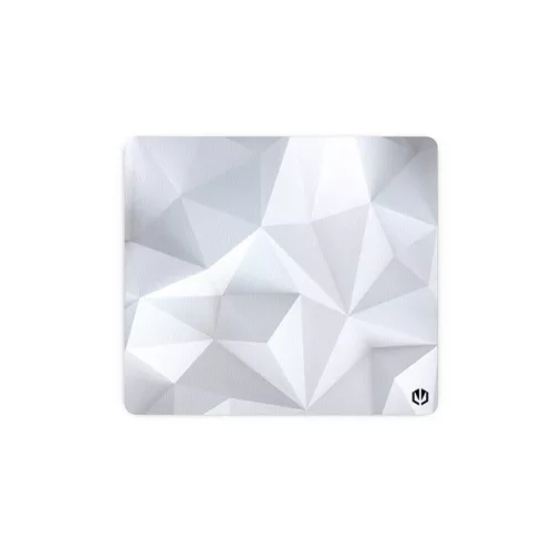 Endorfy Crystal Onyx White L (400x450x3 mm, csúszásgátló, mintás) fehér egérpad