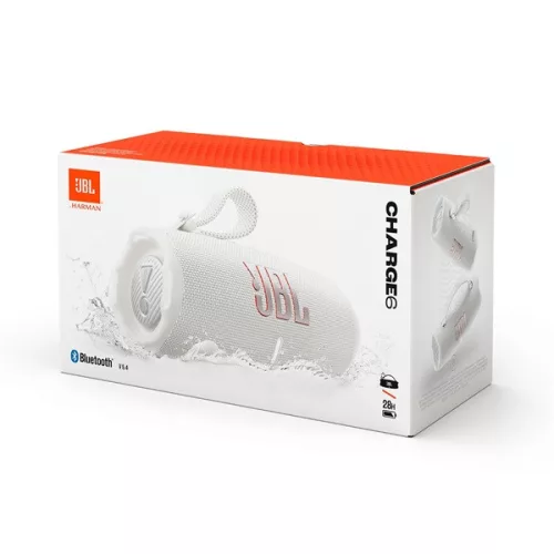 JBL Charge 6 fehér Bluetooth hangszóró