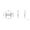 Meliconi Slimstyle Plus 200S DW 14"-45" fix fali TV konzol