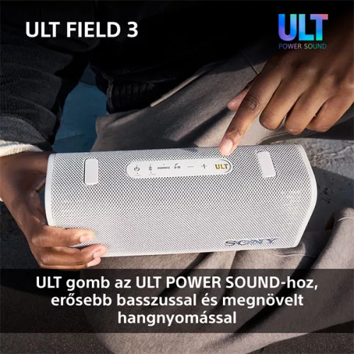 Sony ULT Field 3 szürke Bluetooth hangszoró