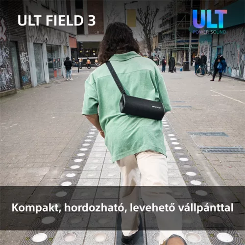 Sony ULT Field 3 szürke Bluetooth hangszoró