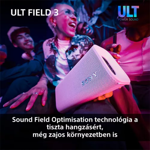Sony ULT Field 3 szürke Bluetooth hangszoró