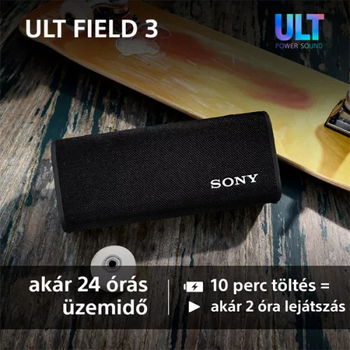 Sony ULT Field 3 fehér Bluetooth hangszoró