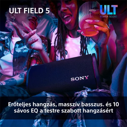 Sony ULT Field 5 fehér Bluetooth hangszoró
