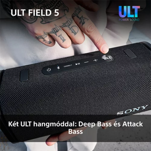 Sony ULT Field 5 fehér Bluetooth hangszoró