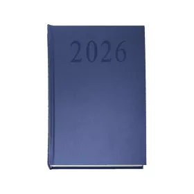 2026 A5 napi beosztású kék határidőnapló