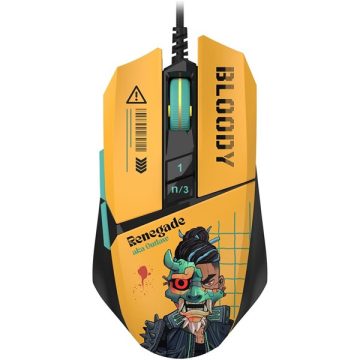   A4-Tech A4TMYS47620 Bloody W63 Max eSport Renegade Sunset RGB vezetékes optikai gamer egér