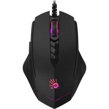   A4-Tech A4TMYS47621 Bloody V8M Max RGB vezetékes fekete optikai gamer egér