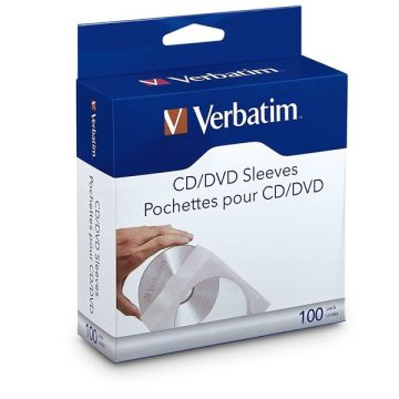 Verbatim 49976 100db/csomag papír CD tok