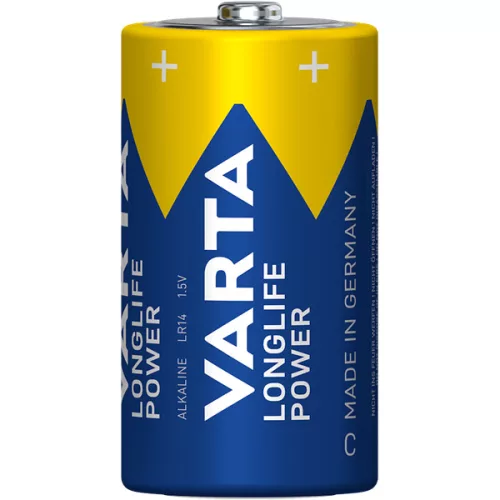 VARTA 4914121422 Longlife Power C (LR14) baby elem 2db/csomag (műanyagmentes csomagolás)