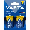 VARTA 4920121422 Longlife Power D (LR20) góliát elem 2db/csomag (műanyagmentes csomagolás)