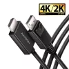 Axagon RVD-HI20C2 1,8 m kábel 4K/60Hz DisplayPort - HDMI 2.0