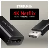 Adaptér Axagon RVD-HI20N 4K/60Hz DisplayPort - HDMI 2.0