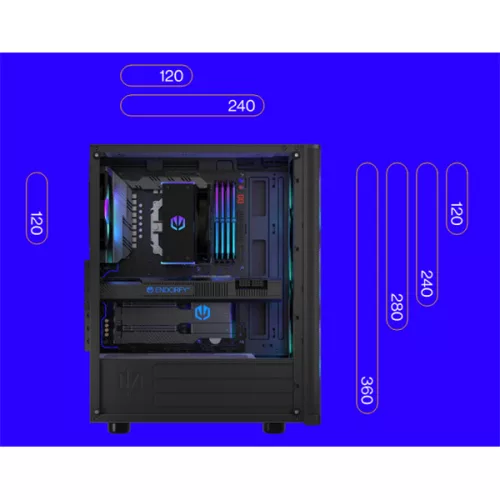 Skriňa Endorfy Ventum 200 ARGB ATX (prebalená)