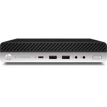   HP EliteDesk 800 G5 Micro/i5-9500T/16GB/256GB SSD/Win Pro COA fekete asztali számítógép (Használt A)