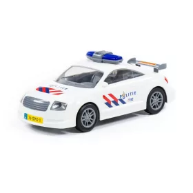 POLESIE Kunststoff-Polizei-Sportwagen WEISS