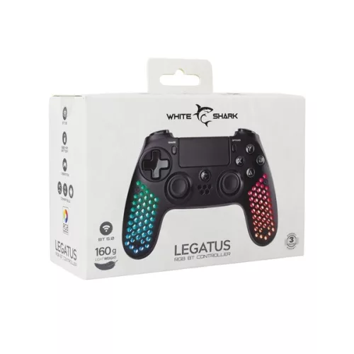 White Shark GPW-4009 Legatus PC/PS3/PS4 vezeték nélküli fekete kontroller