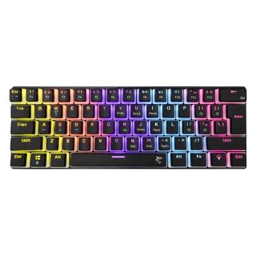   White Shark GK-2202-2B/BL-US Ashiko 2 US fekete (blue switch) gamer billentyűzet