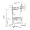 Sbox FS-1035 100" VESA 800x600 TV állvány
