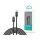 Kábel pre daný dátum je k dispozícii Devia ST101722 Gracious Series, 1 m, 27 W, PD, tip C/Lightning, čierny