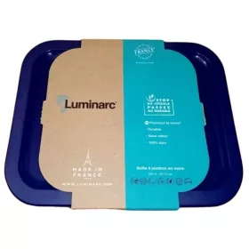   Recipient de depozitare a alimentelor Luminarc din sticlă de 1500 ml cu capac de plastic