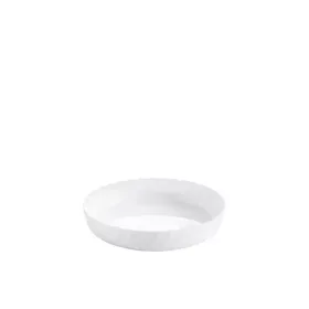  Tavă rotundă de copt și de servire Luminarc Trianon, 26 cm, albă, striată, rezistentă la căldură