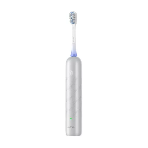 Elektrická zubná kefka Mova 3D Clean strieborná