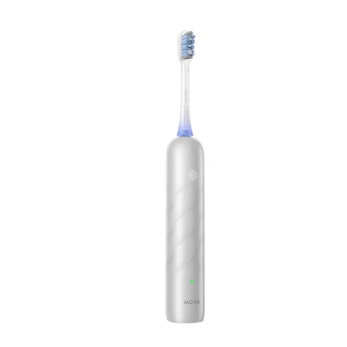 Elektrická zubná kefka Mova 3D Clean strieborná