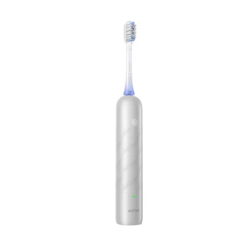 Elektrická zubná kefka Mova 3D Clean strieborná