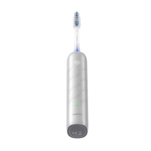 Elektrická zubná kefka Mova 3D Clean strieborná