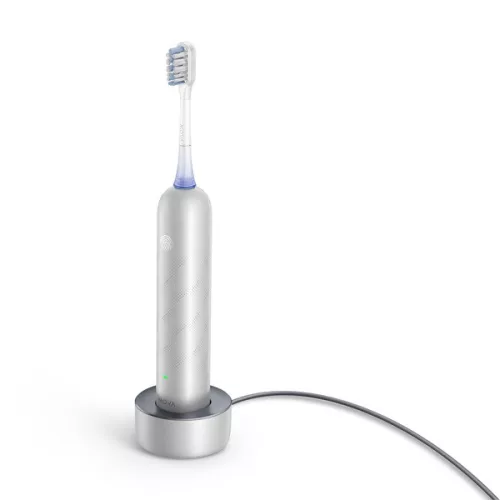 Elektrická zubná kefka Mova 3D Clean strieborná