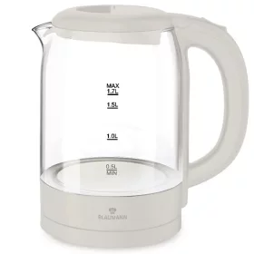   Sklenená kanvica Blaumann BL-9007 s objemom 1,7 l, krémová