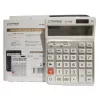 CTIFREE CT-140E fehér ergonómikus számológép, 145x198mm, 14 számjegy, dual power, 2 év garancia