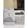 CTIFREE CT-140E fehér ergonómikus számológép, 145x198mm, 14 számjegy, dual power, 2 év garancia