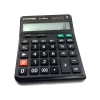 CTIFREE UL-140E-BK fekete ergonómikus számológép, 145x198mm, 14 számjegy, dual power, 2 év garancia