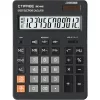 CTIFREE SDC-444S fekete számológép, 155x205mm, 12 számjegy, dual power, 2 év garancia