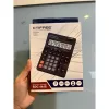 CTIFREE SDC-444S fekete számológép, 155x205mm, 12 számjegy, dual power, 2 év garancia